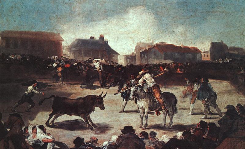 Francisco de Goya Village Bullfight